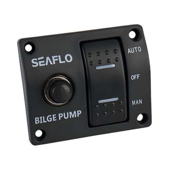 SEAFLO Bilge 3‑Way Switch Panel 12V/24V SFSP-015 | 4Boats