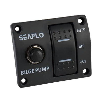 SEAFLO Bilge 3‑Way Switch Panel 12V/24V SFSP-015 | 4Boats
