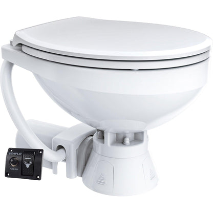 SEAFLO Marine Compact Electric Toilet SFMTE1-01/SFMTE2 | 4Boats