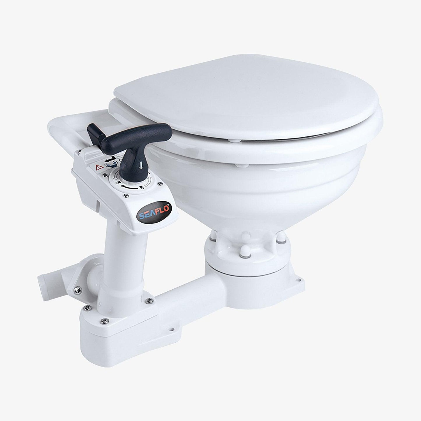 SEAFLO Marine Toilet — Compact Size | 4Boats