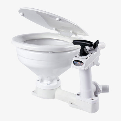 SEAFLO Marine Toilet — Compact Size | 4Boats