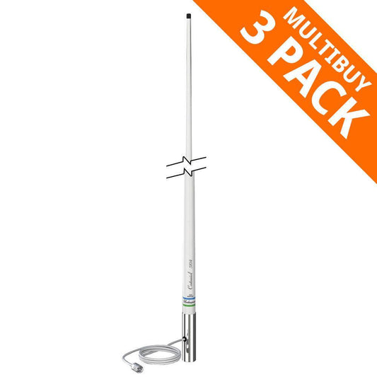 Shakespeare 3 dB 1.2 m Fibreglass VHF Antenna (Pack of 3) | 4Boats