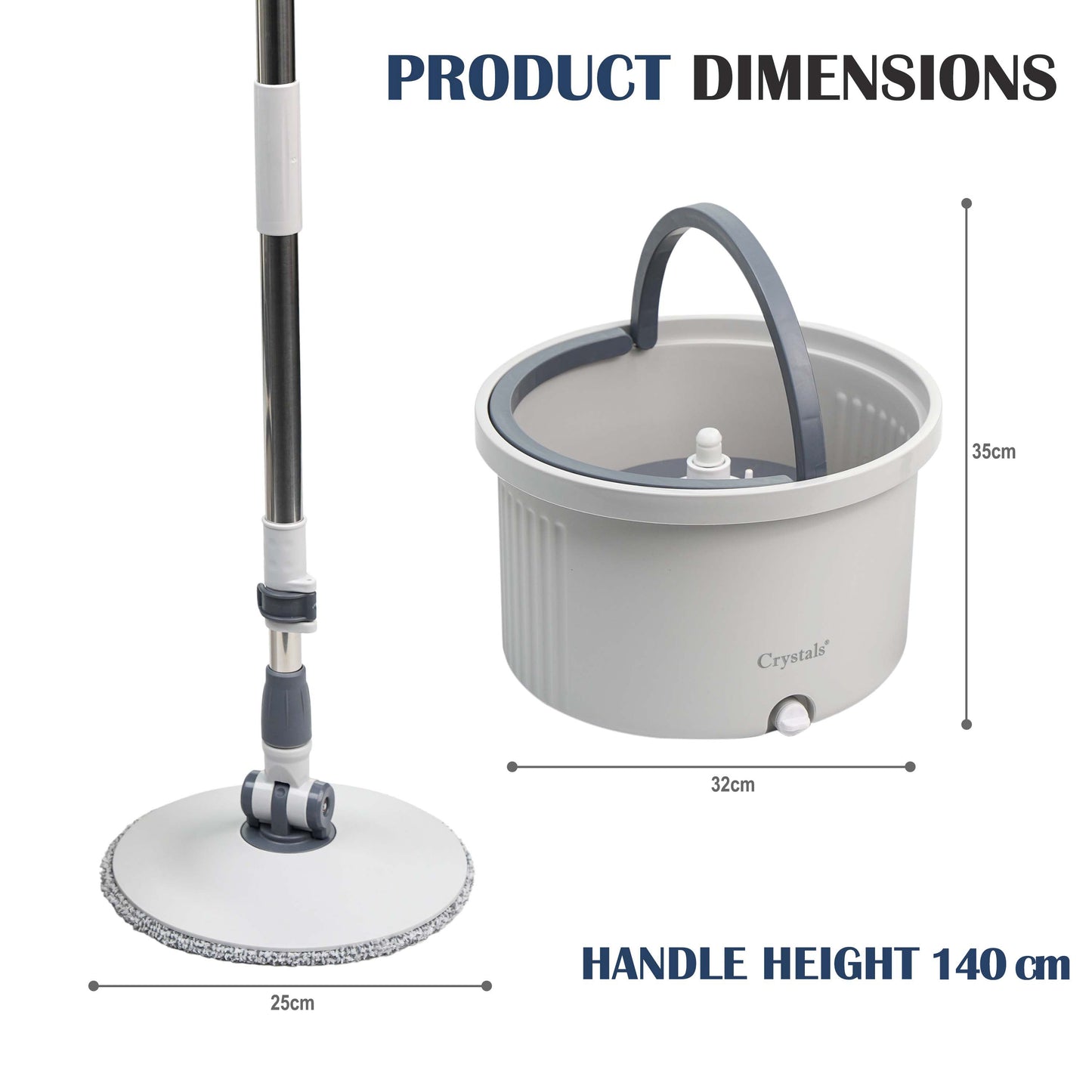 Self-Cleaning Microfiber Mop and Bucket Set