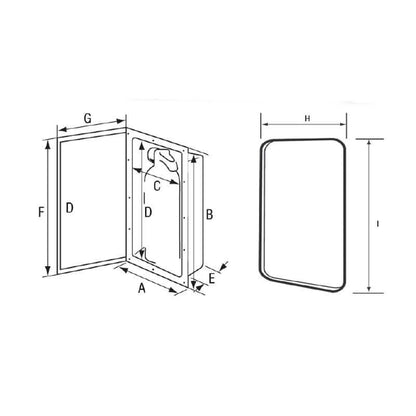 Storage Case - Fire Extinguisher Case up to 1kg | 4Boats