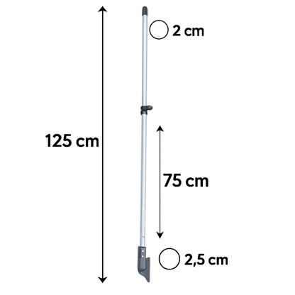 Telescopic Canopy Support with Deck Hinge | 4Boats