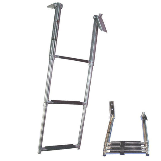 Telescopic Ladder 3-step Inox 316 330×860mm | 4Boats