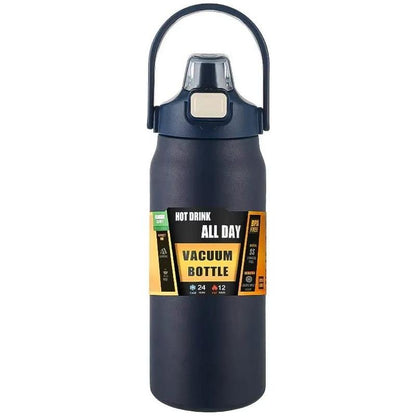 Outdoor Thermos Portable 304 Stainless Steel Thermal Mug Tumbler Vacuum Flasks Cold and Hot Sports Water Bottle with Straw