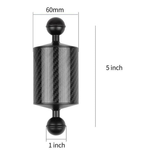 Seafrogs 12 Inch 400G Carbon Fiber Float Buoyancy Aquatic Arm for Camera Floating Arm Diving Camera Underwater Diving Tray