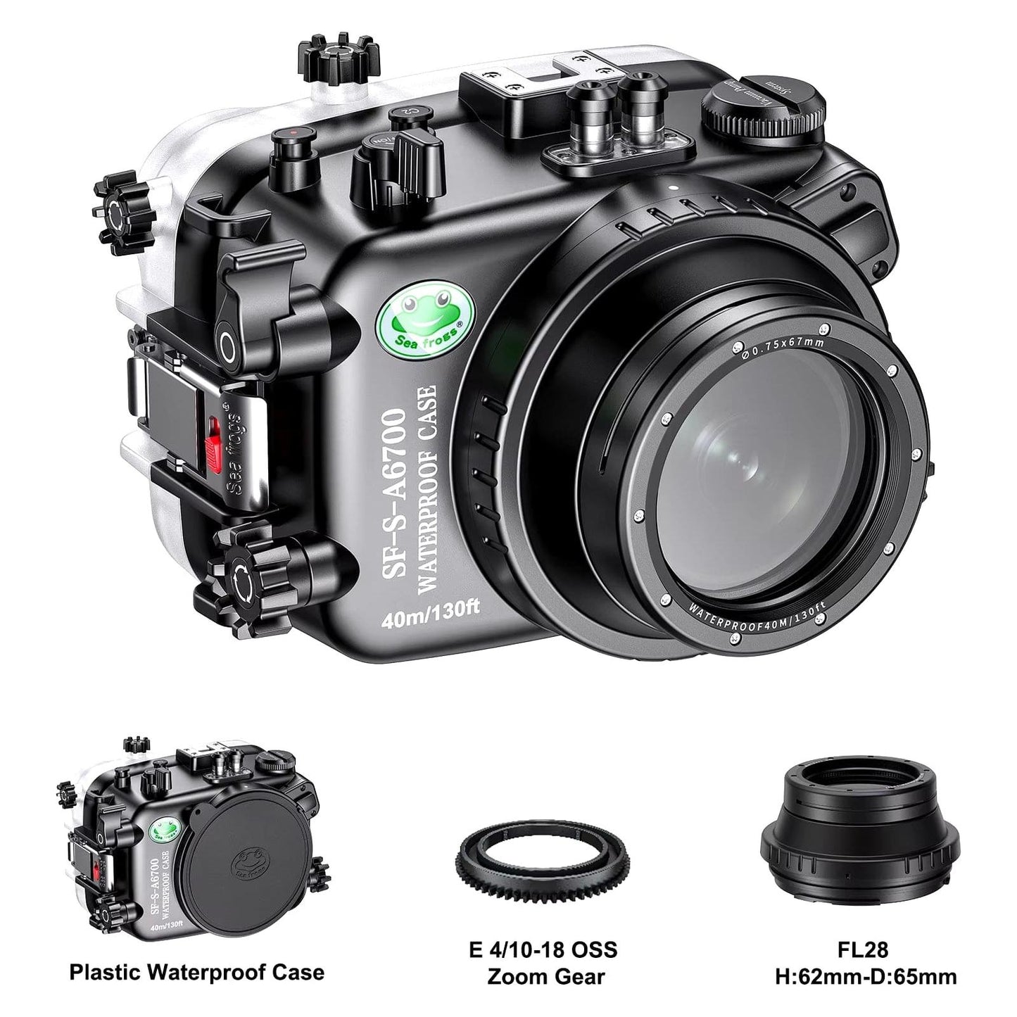 SeaFrogs Underwater Camera Housing for Sony A6700