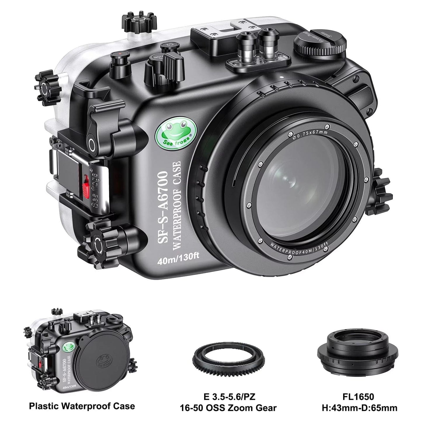 SeaFrogs Underwater Camera Housing for Sony A6700