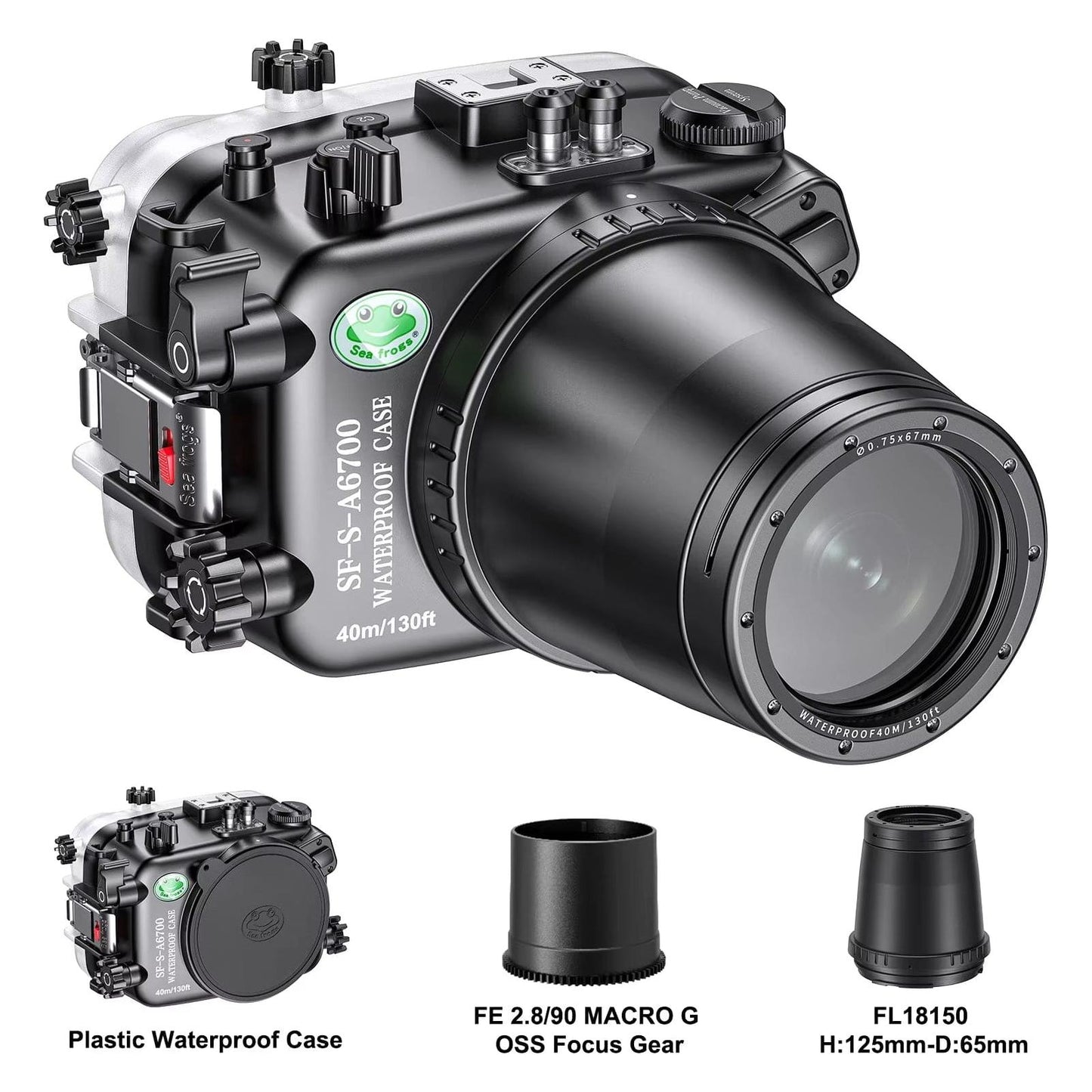 SeaFrogs Underwater Camera Housing for Sony A6700