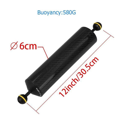 Carbon Fiber Float Arms for Strobes/Lights (Long) - D60/80