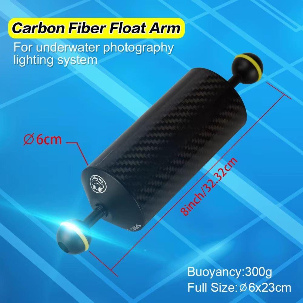 Carbon Fiber Float Arms for Strobes/Lights - D60mm