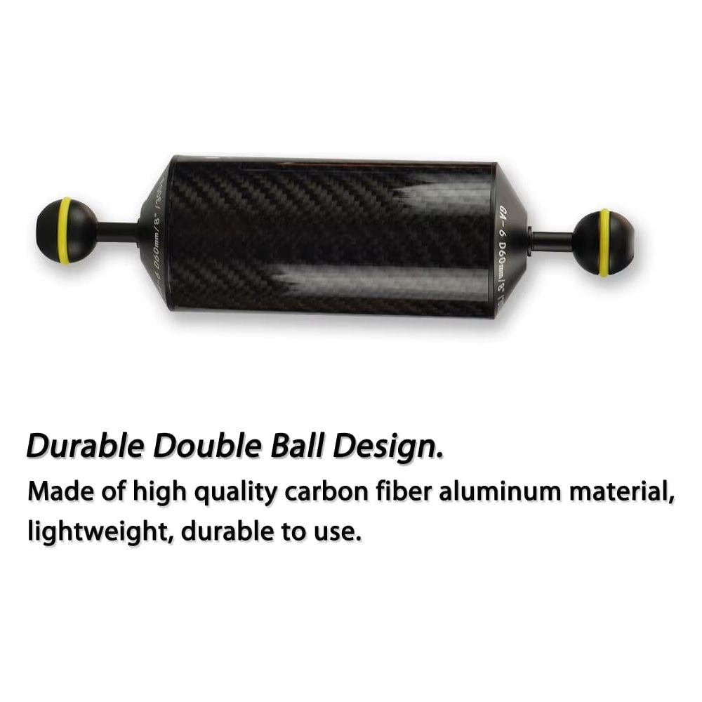 Carbon Fiber Float Arms for Strobes/Lights - D60mm