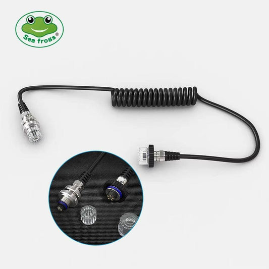 Seafrogs Diving Waterproof Shell Flashlight Connection Line 5 Pin Synchronous Lightning Conductor Cable Data Line