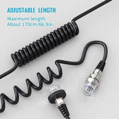 Seafrogs Diving Waterproof Shell Flashlight Connection Line 5 Pin Synchronous Lightning Conductor Cable Data Line