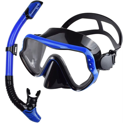 Snorkelling Set - Full Frame Mask & Dry Snorkel - Multiple Colour Options