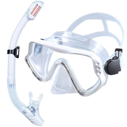 Snorkelling Set - Full Frame Mask & Dry Snorkel - Multiple Colour Options