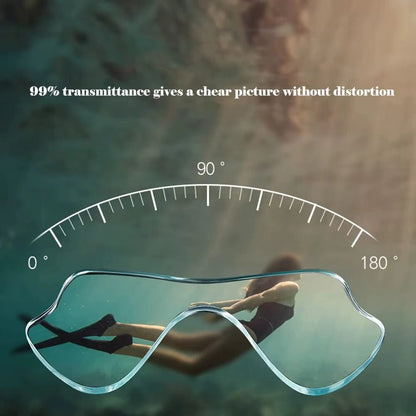 Snorkelling Set - Full Frame Mask & Dry Snorkel - Multiple Colour Options