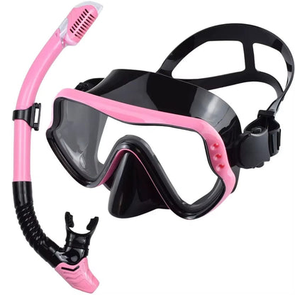 Snorkelling Set - Full Frame Mask & Dry Snorkel - Multiple Colour Options