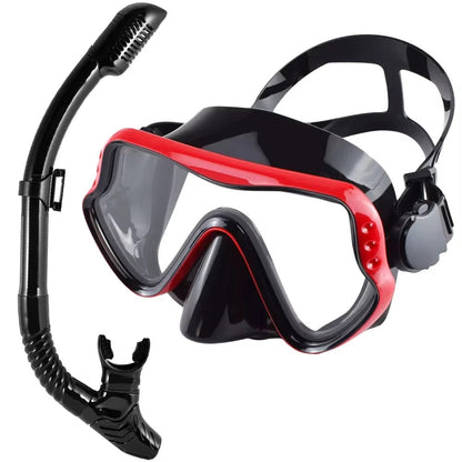 Snorkelling Set - Full Frame Mask & Dry Snorkel - Multiple Colour Options