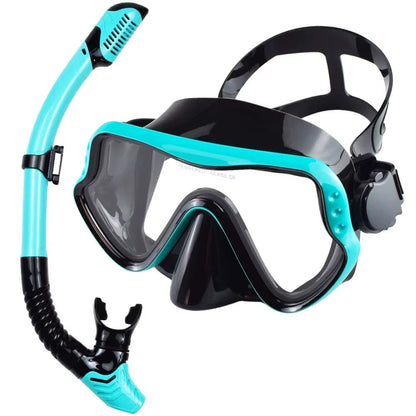 Snorkelling Set - Full Frame Mask & Dry Snorkel - Multiple Colour Options