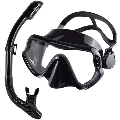 Snorkelling Set - Full Frame Mask & Dry Snorkel - Multiple Colour Options