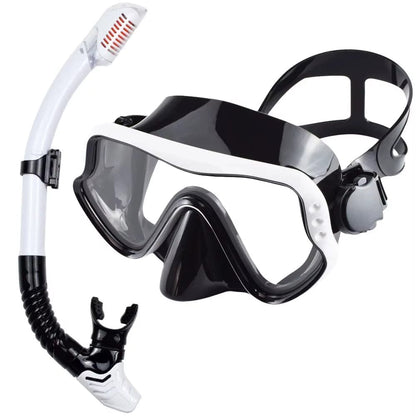 Snorkelling Set - Full Frame Mask & Dry Snorkel - Multiple Colour Options