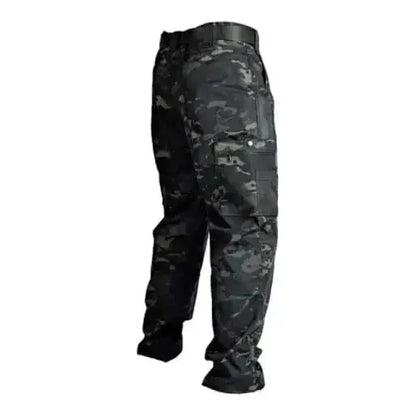 Wear Resistant Work Pant Man Multi-Pocket Straight Cargo Trousers Outdoor Jogging Tactical Pants Spring Autumn Casual Trousers