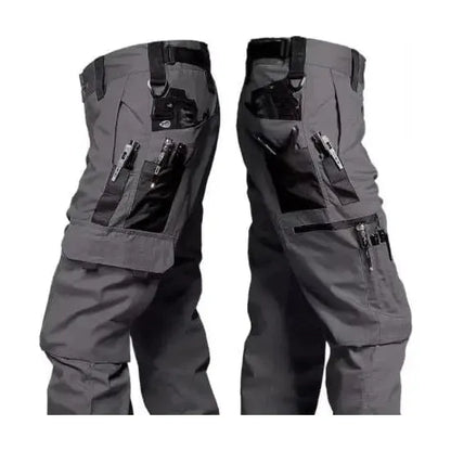 Wear Resistant Work Pant Man Multi-Pocket Straight Cargo Trousers Outdoor Jogging Tactical Pants Spring Autumn Casual Trousers