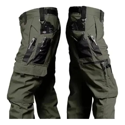 Wear Resistant Work Pant Man Multi-Pocket Straight Cargo Trousers Outdoor Jogging Tactical Pants Spring Autumn Casual Trousers
