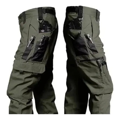 Wear Resistant Work Pant Man Multi-Pocket Straight Cargo Trousers Outdoor Jogging Tactical Pants Spring Autumn Casual Trousers