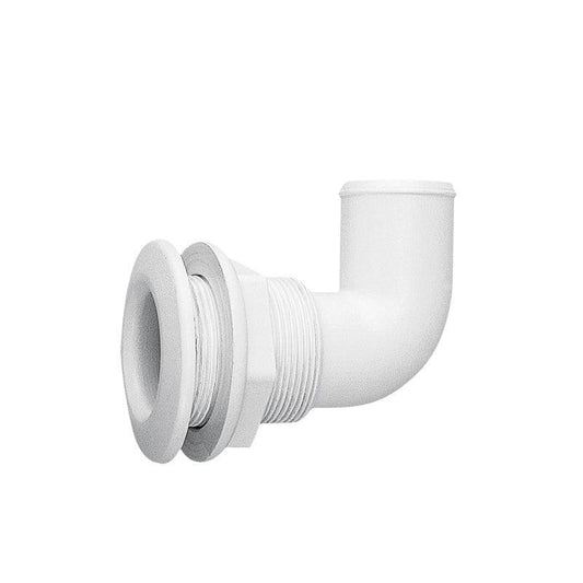Thru-Hull Elbow 90° for 25mm Hose, PA White | 4Boats