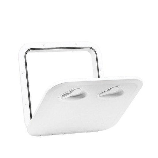 TOP LINE Hatch with Lock, White 370 x 375 mm | 4Boats