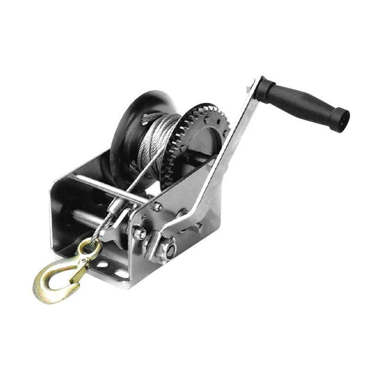 Trailer Winch Manual 636kg (1400lb) 4:1 Carbon Steel | 4Boats