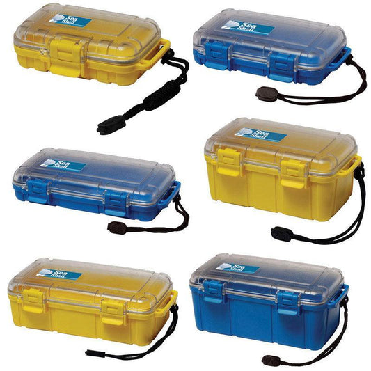Unbreakable Sea Shell waterproof case 182x120x42mm yellow | 4Boats