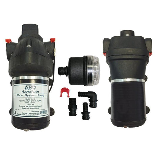 Water Pump Self-priming 17 L/min 12V | 4Boats