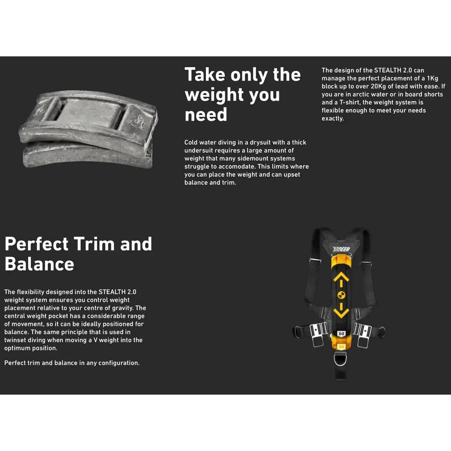 xDeep -  Stealth 2.0 REC Sidemount System (COLOUR)