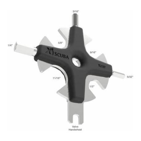 XS-Scuba Stainless Steel Star Tool